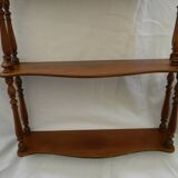 Antique mahogany shelf, 19th century.