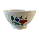 Colorful bowl Sarreguemines 70s
