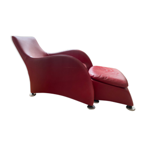 fauteuil cuir avec repose