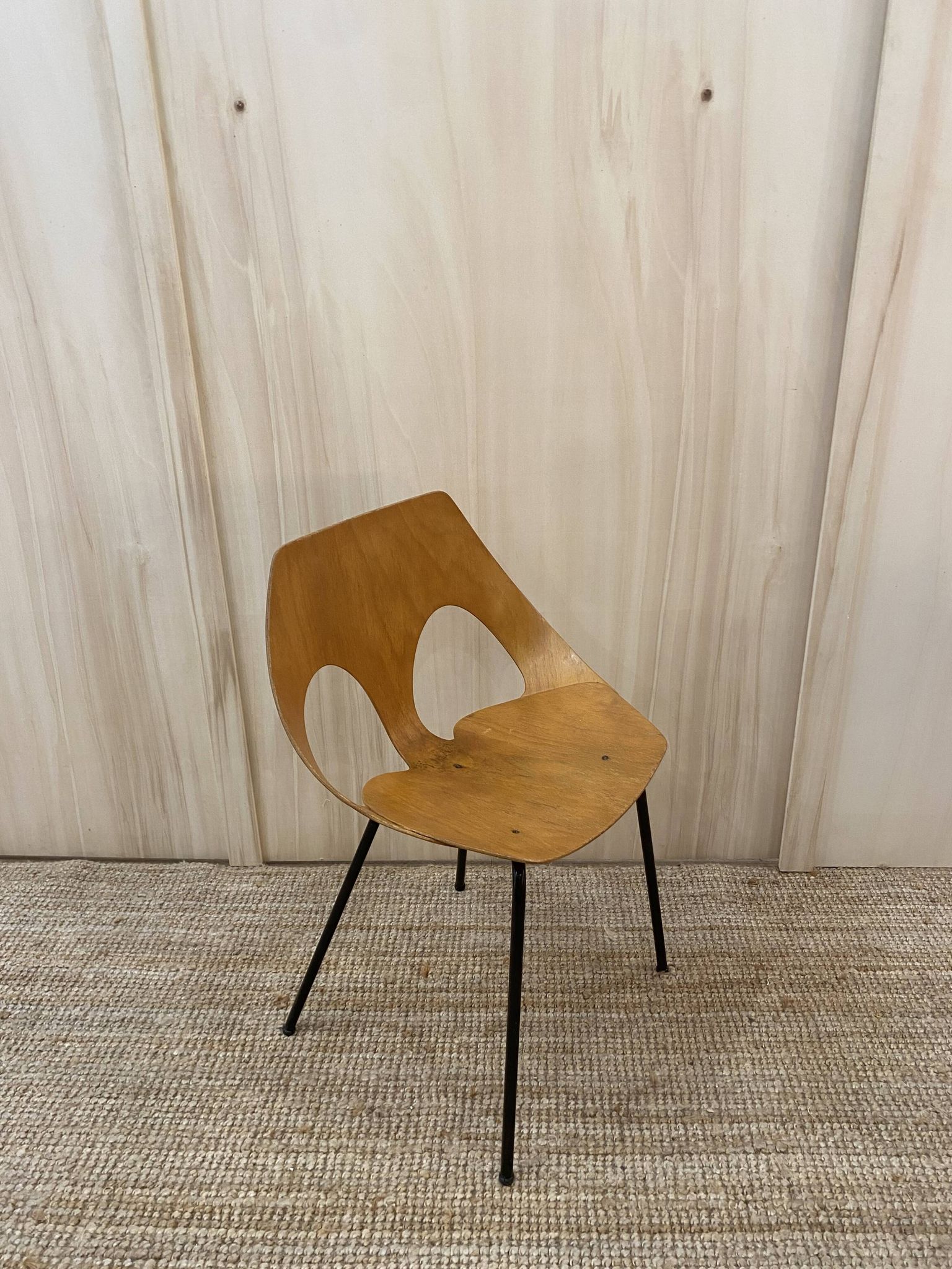 Carl Jacobs chair, Airborne edition, 1950s.