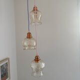 Pastel waterfall pendant light