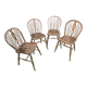 Suite of 4 chairs windsor english bistro