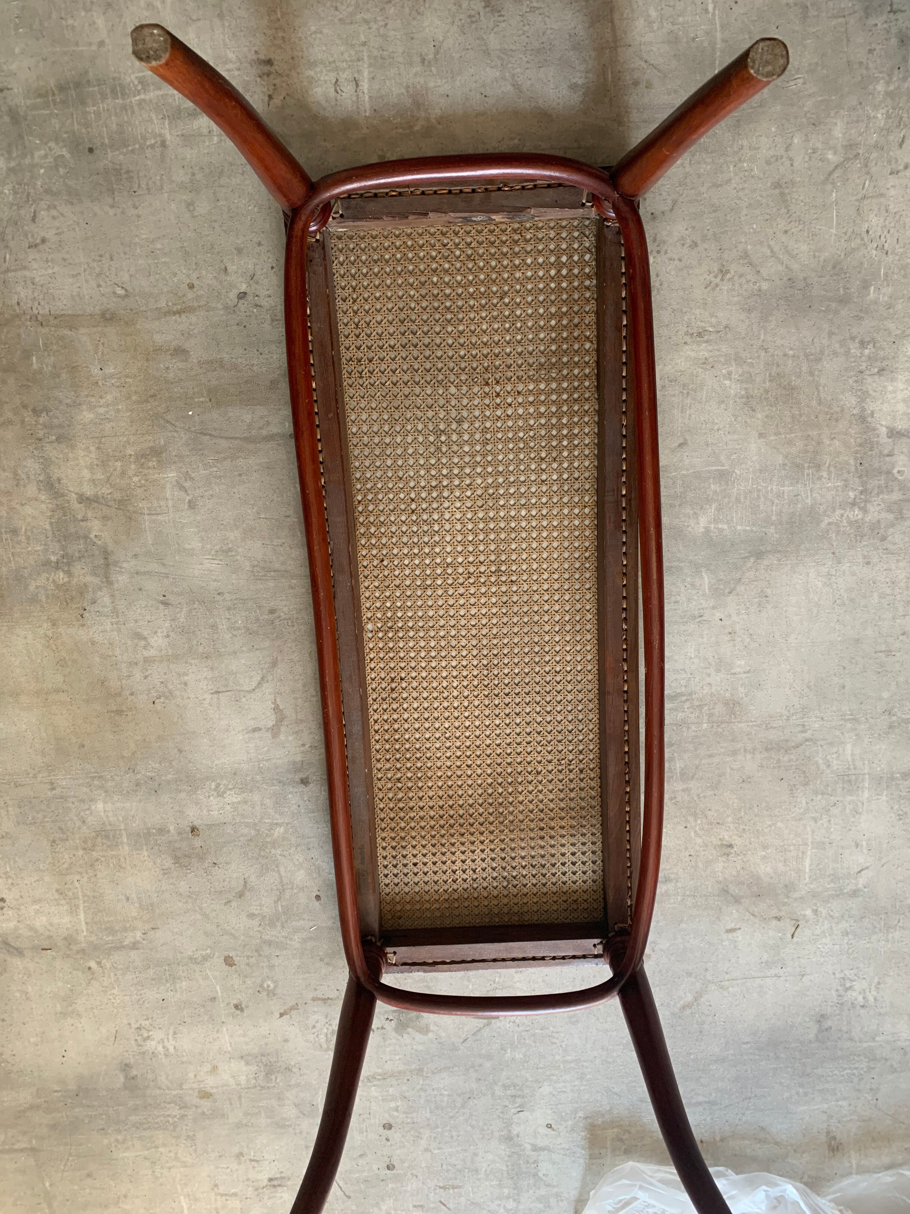 Thonet bench with canning