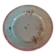 Flat earthenware plate by choisy le roi for au vase étrusque paris