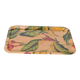 Fiberglass tray with flower decor