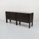 Buffet en bois d'iroko Maison Regain