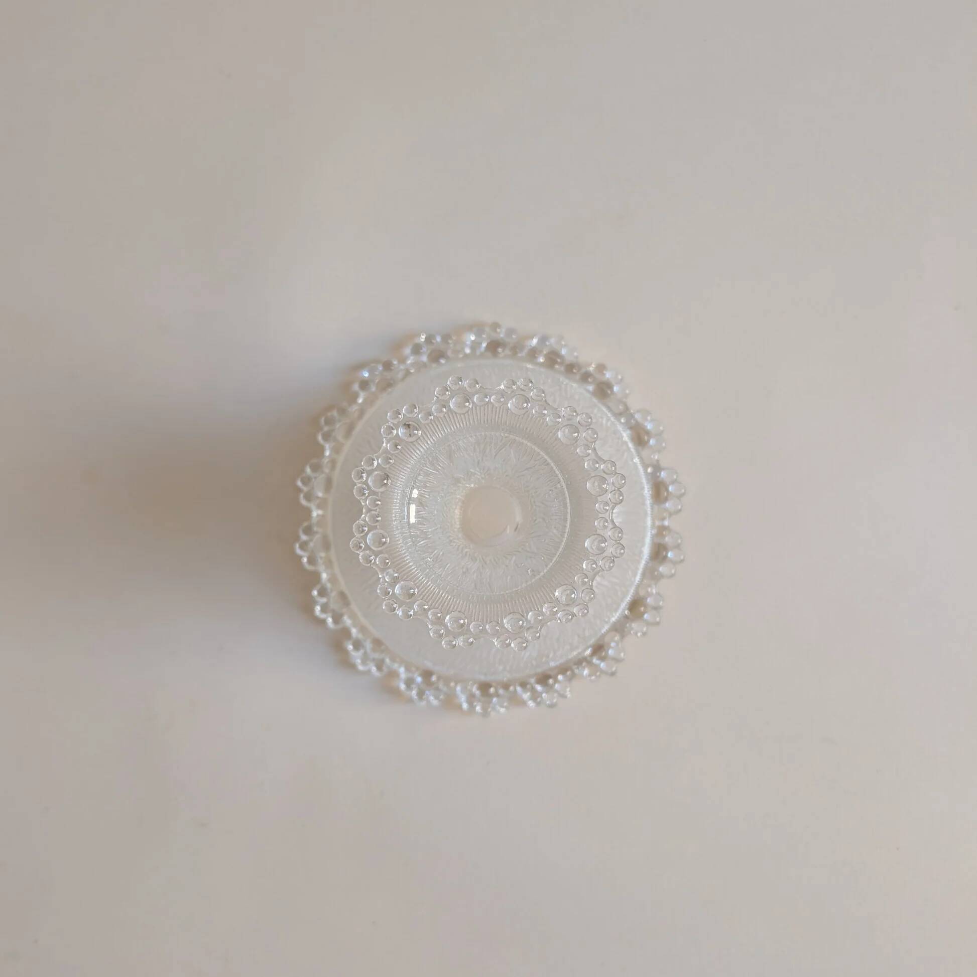 Set of 5 glass bowls