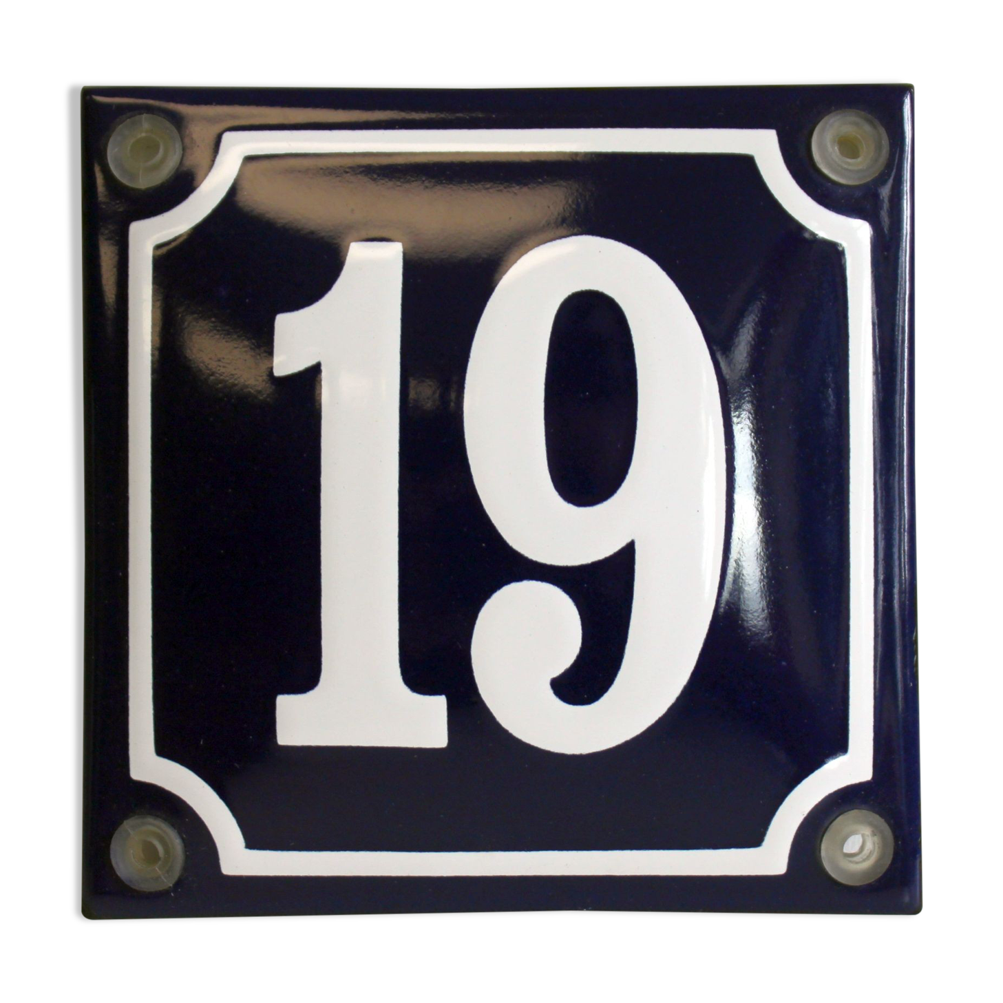 Enamelled rush plate