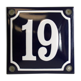 Enamelled rush plate