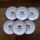 6 assiettes plates vintage de Badonviller 200825
