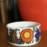 Vintage ceramic ashtray with "Acapulco" pattern – Villeroy & Boch