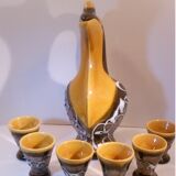 Service à liqueur, zoomorphe, " Vallauris "