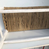 Wooden bench and rope