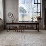 XXL table in solid dark walnut 3m