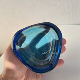 Murano glass pocket empty Sommerso seguso