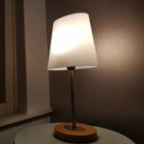 Lamp with 80s plastic lampshade
