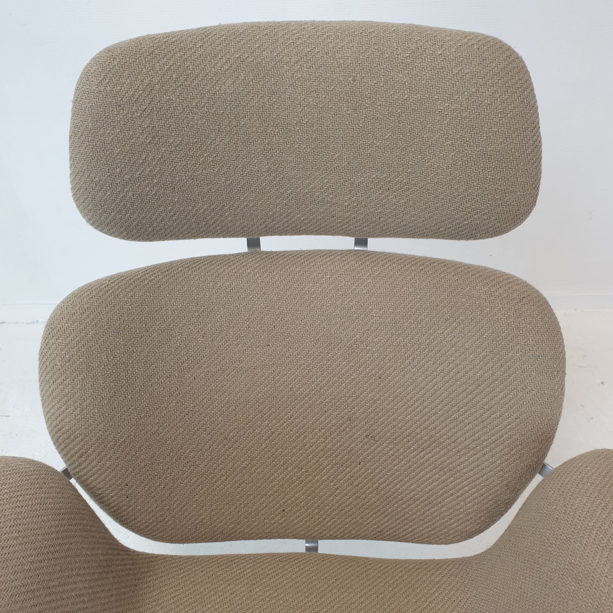 Big Tulip Chair and Ottoman by Pierre Paulin for Artifort, 1980s