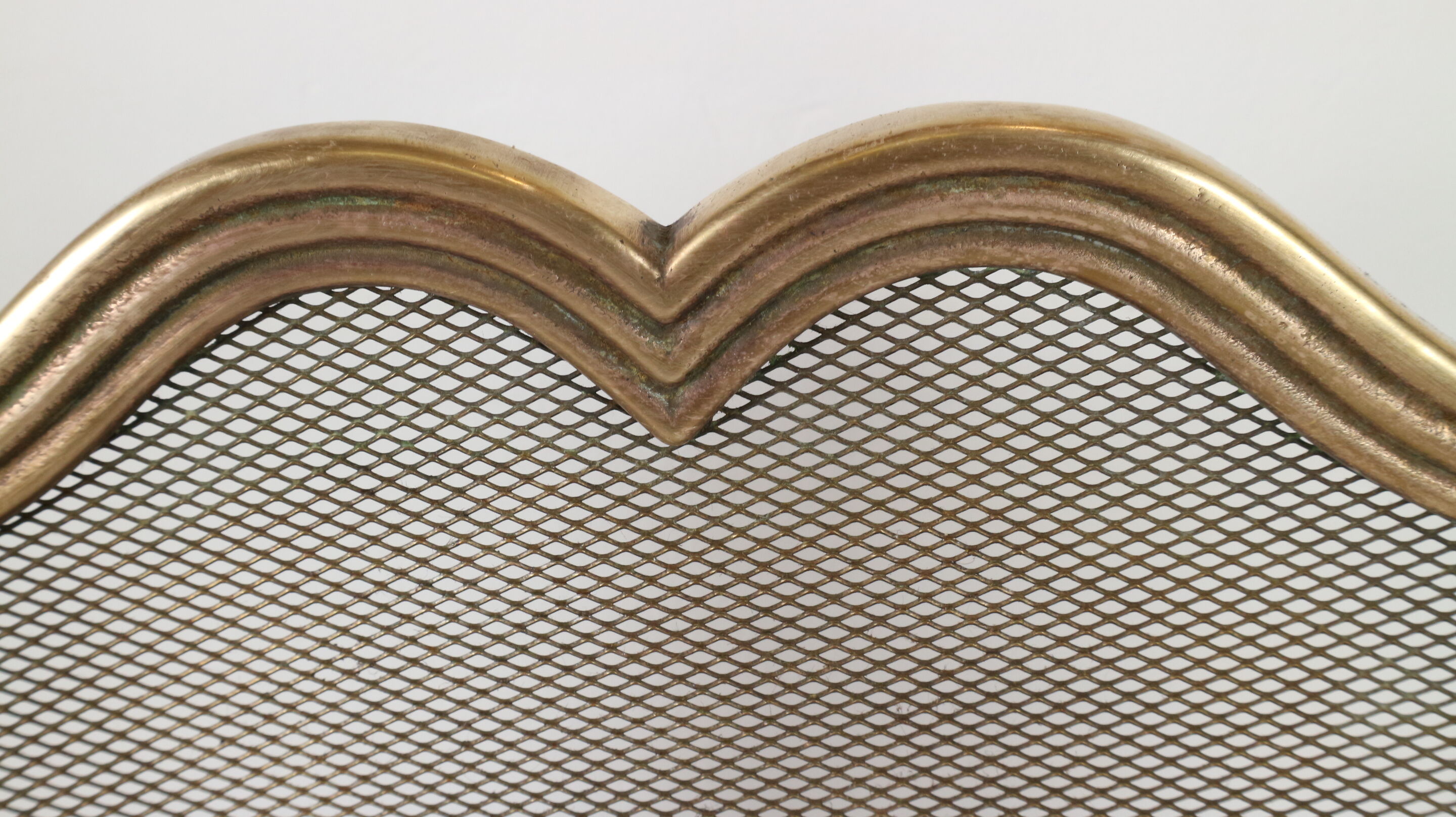 Firewall with three brass components with handles, made in Italy