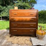 Commode vintage brune