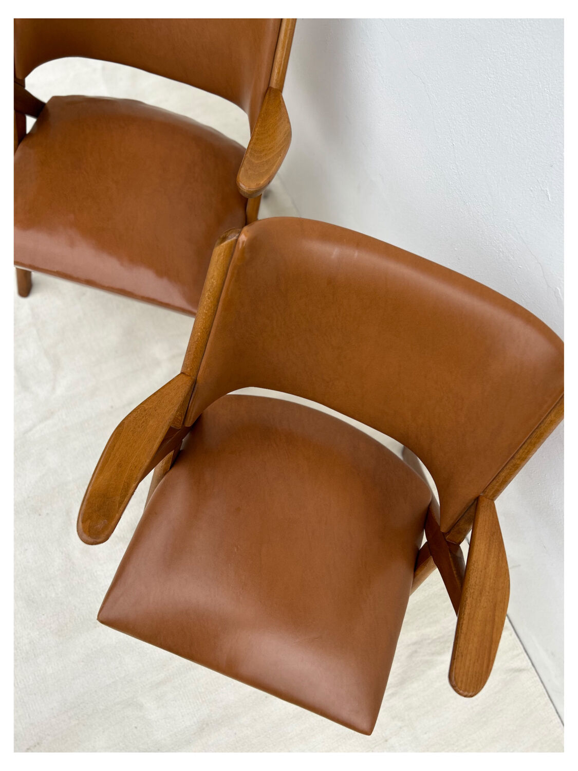 Paire de fauteuils vintage Dal Vera