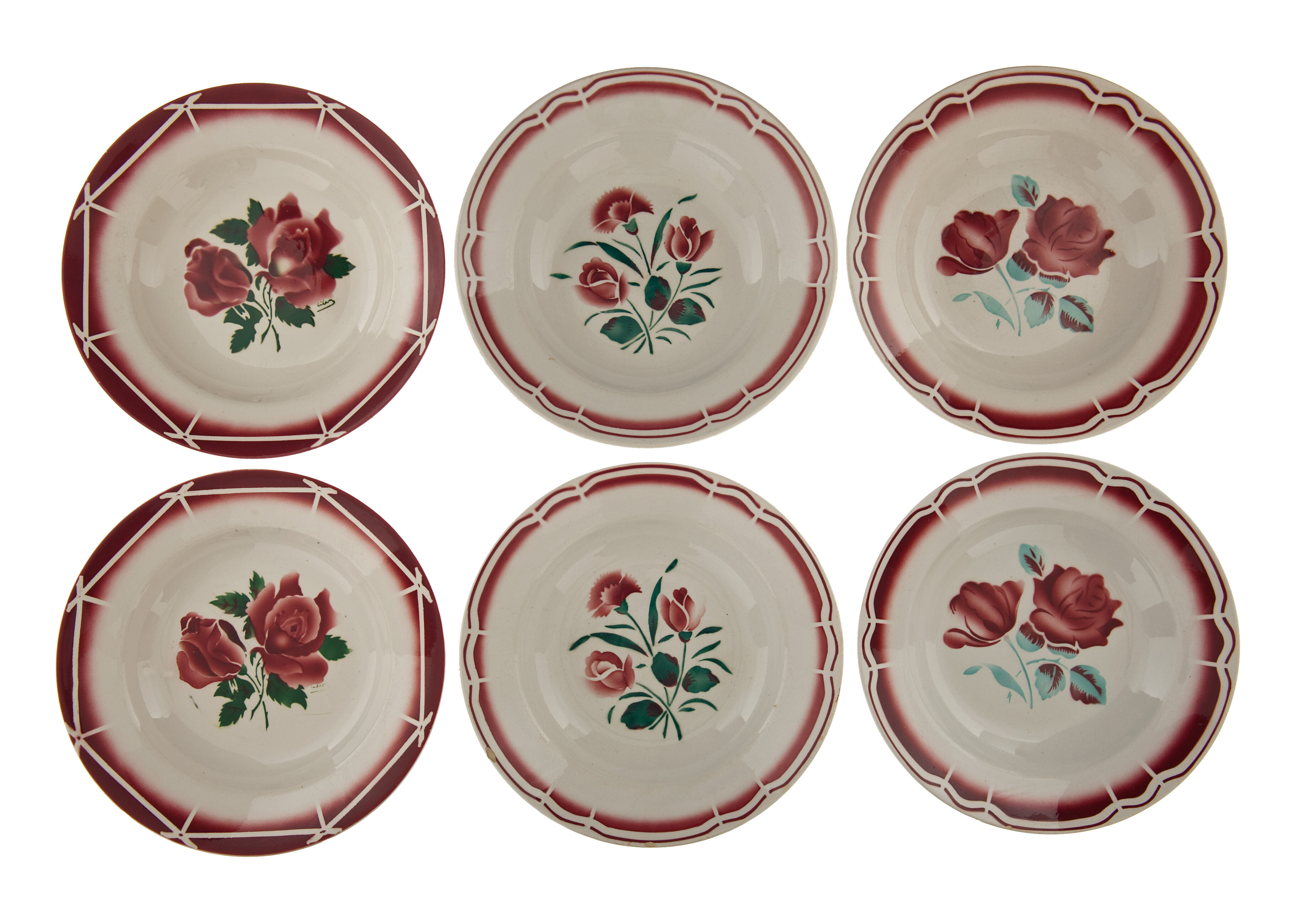 6 Different hollow assites in France decoration flowers