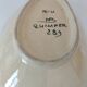 Vintage HB Quimper shell butter dish