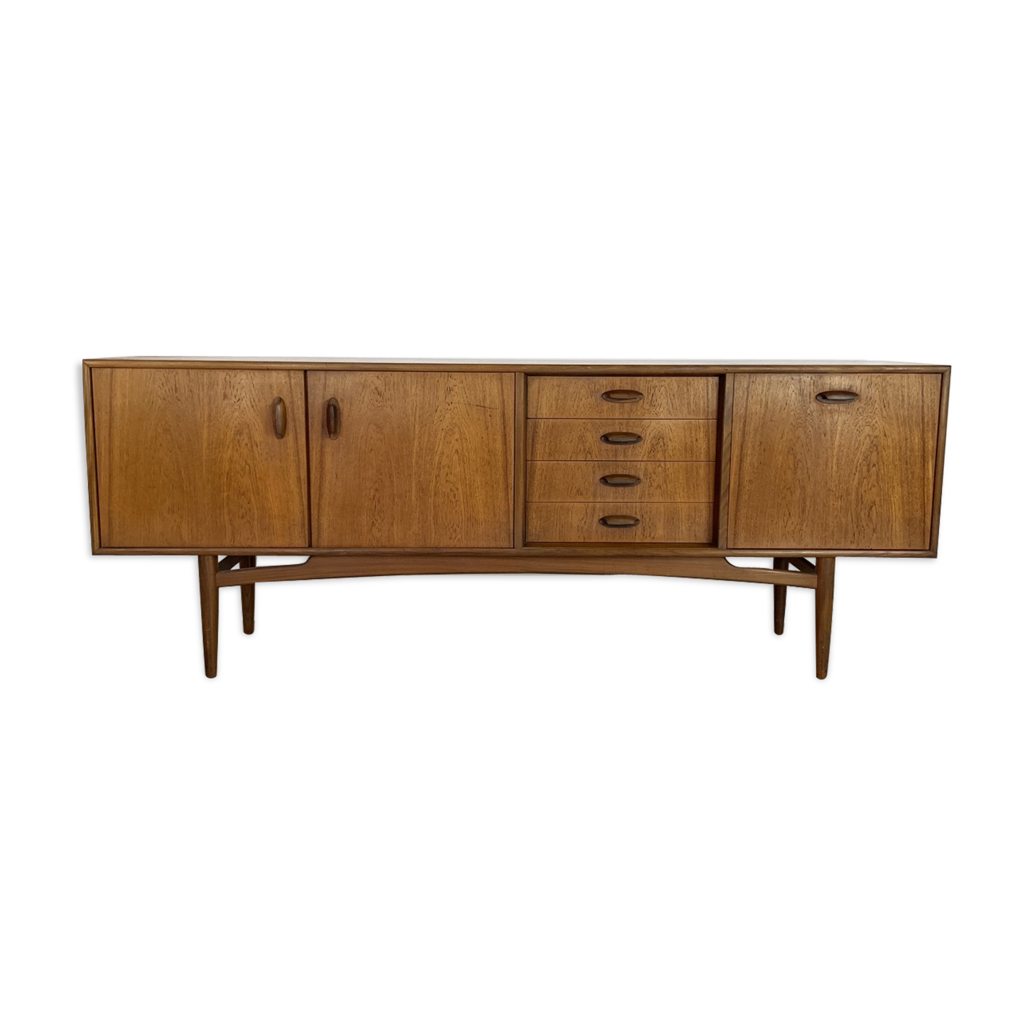 Mid-century teak line by G gold label plan