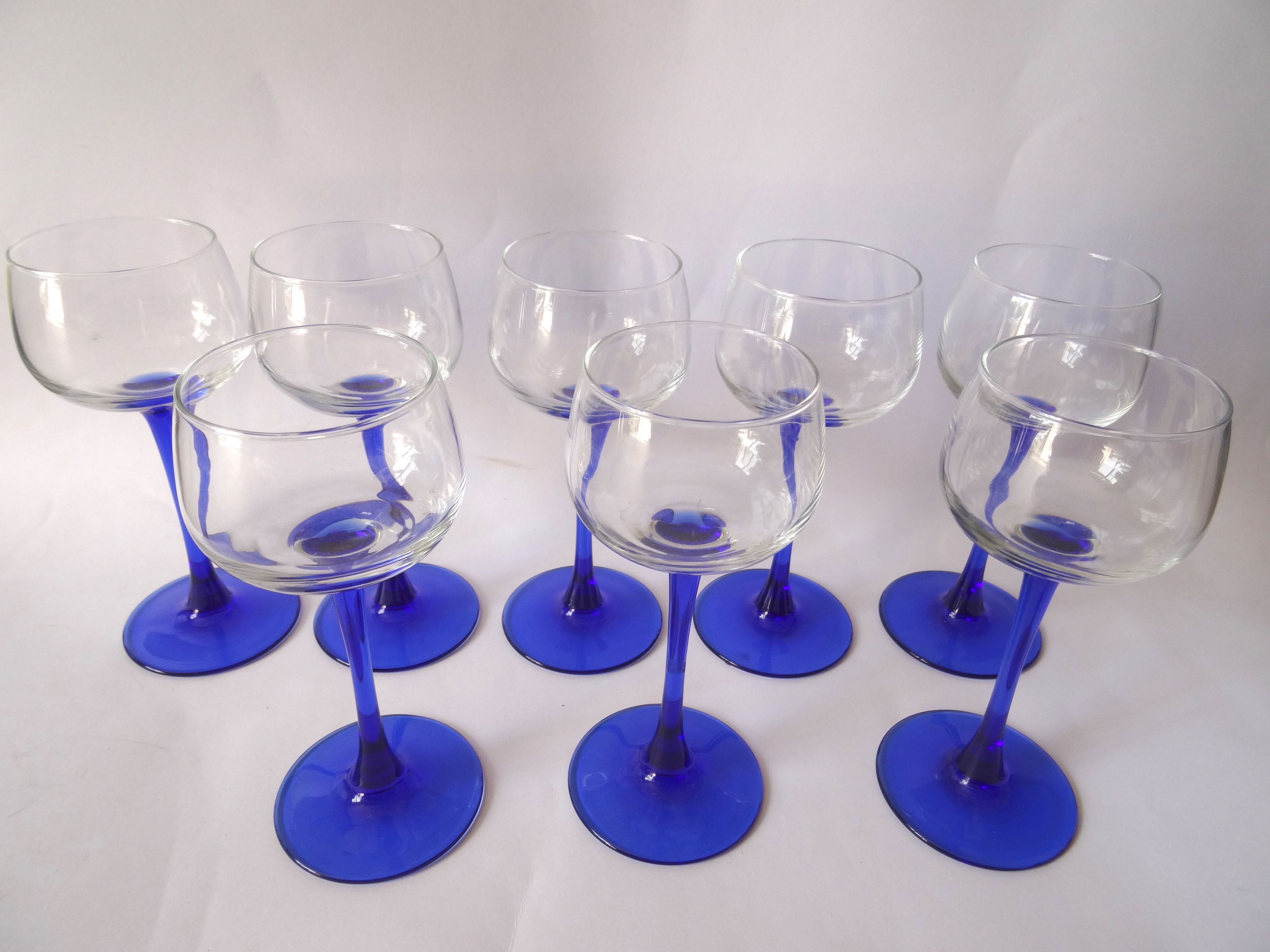 Blue balloon foot glasses