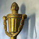 Pair of vintage gold wall sconces – Louis XVI style – Lighting fixture