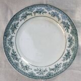 6 flat plates from the Onnaing Faïencerie
