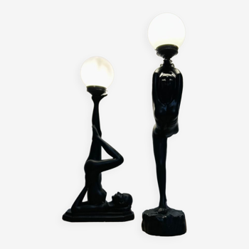 Pair of dancing lamps