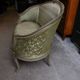 LOUIS XV 2-SEATER SOFA GREEN GREY