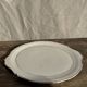 Large earthenware tart dish from Gien Quimper with a golden rim D35