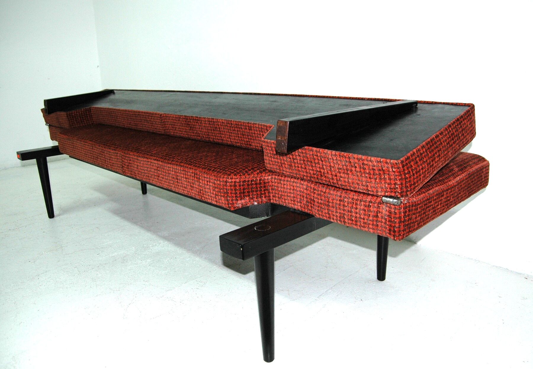 Midcentury Adjustable Sofa-Bench by Miroslav Navrátil, 1960s, Czechoslovakia