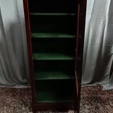 English style display cabinet in marquetry mahogany.