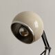Lampe eye ball articulée. 1970. crème.