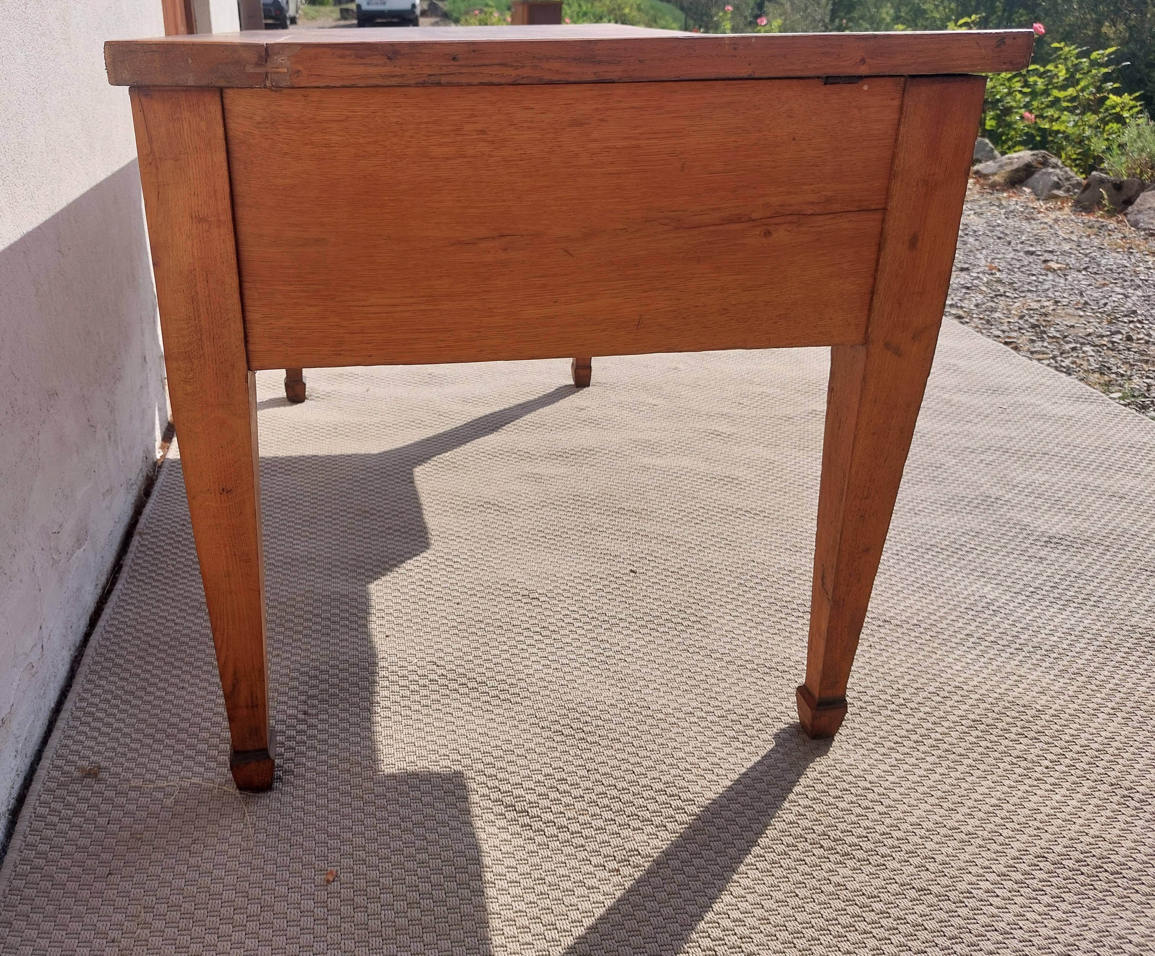 bureau en bois massif, vintage, bohème