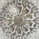 APPLIQUE Semi-Crystal Ceiling Light 1950s