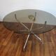 Table ronde vintage des années 70