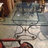 Modern glass table