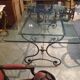 Modern glass table