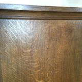 Cabinet notary scriban and lockers of oak desk