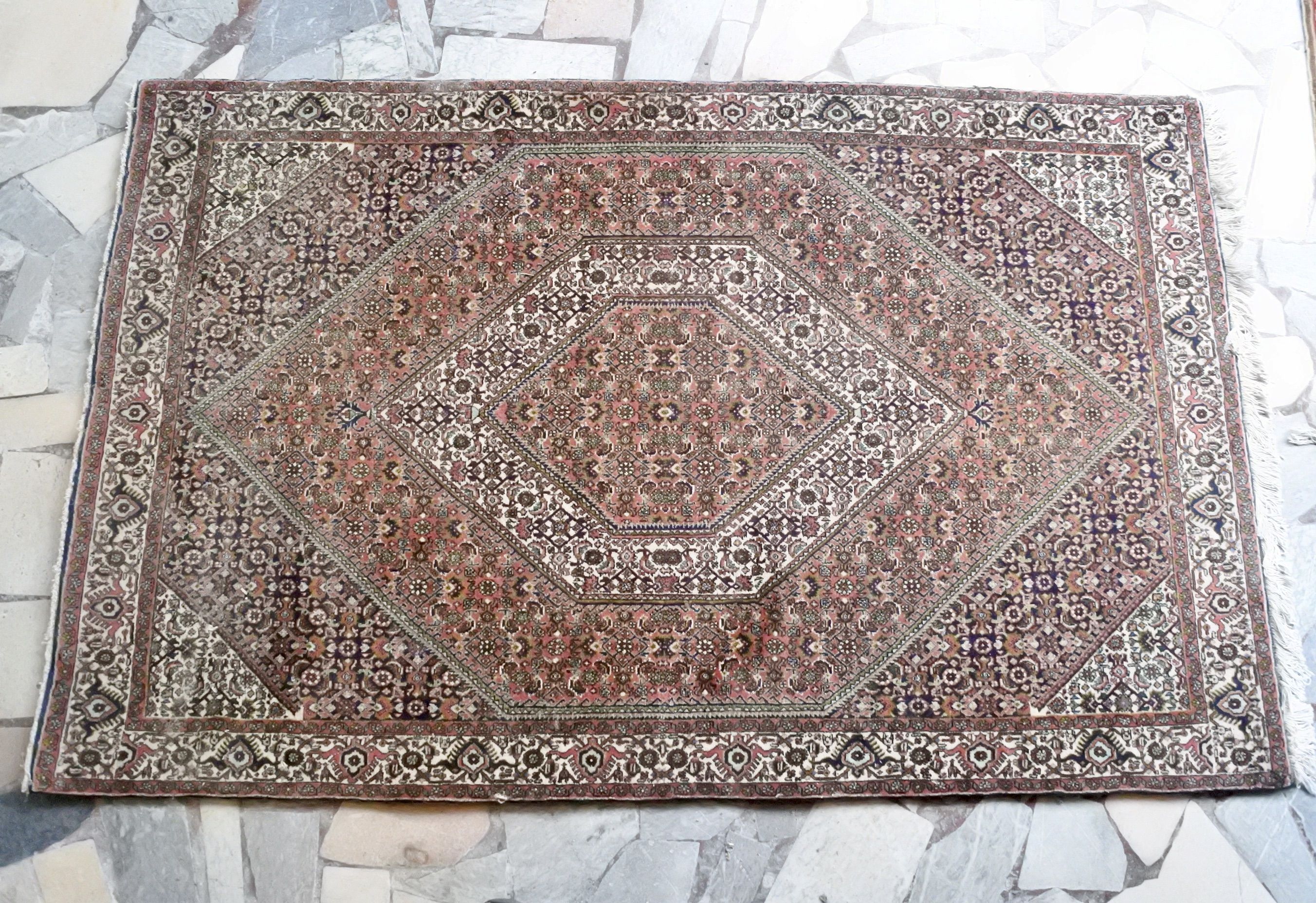 Persian rug Bidjar Vintage 183x112cm