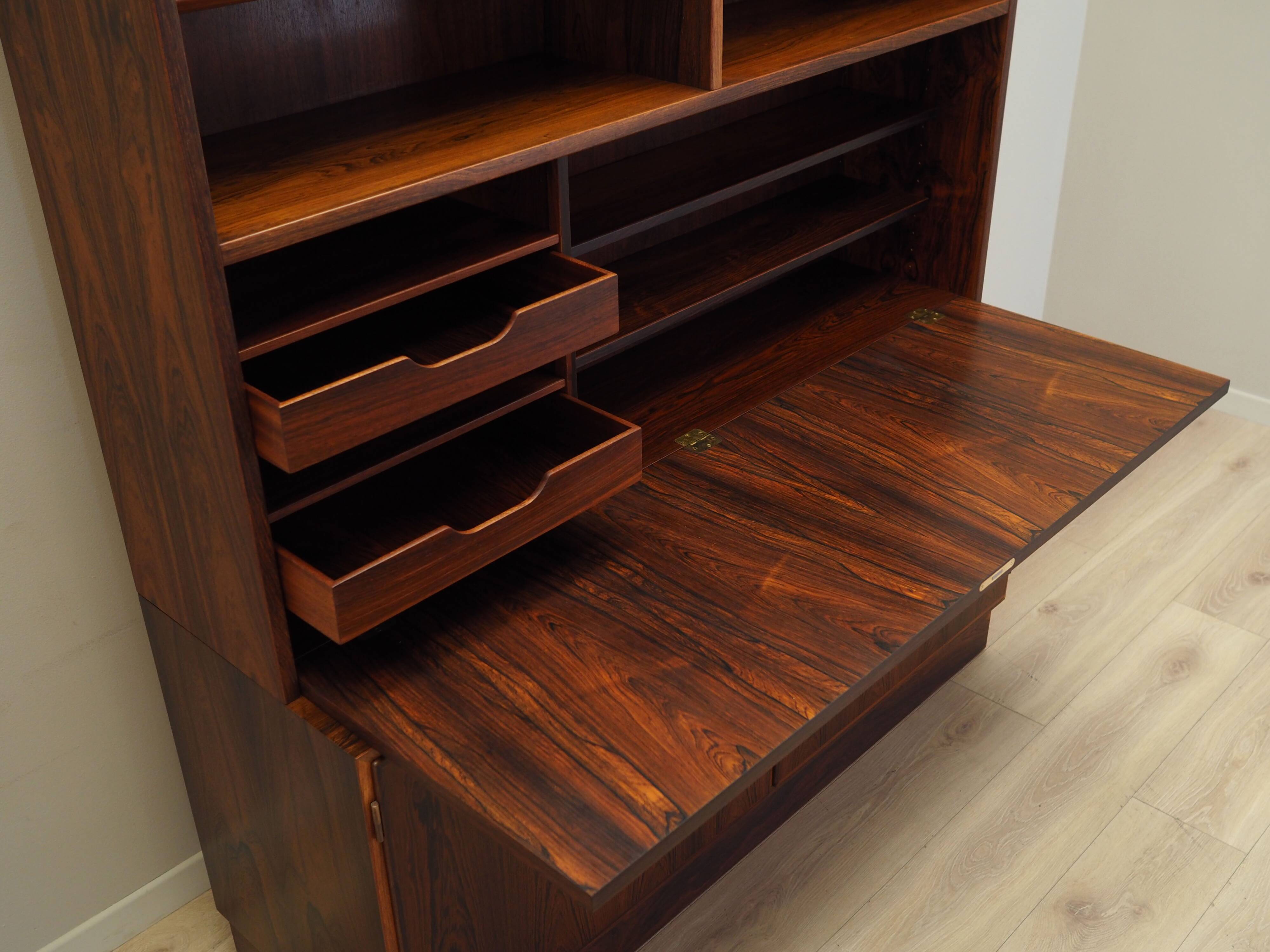 Rosewood bookcase, Danish design, 1970s, designer: Carlo Jensen, production: Hundevad