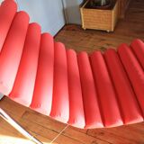 Hanging chair with boudin seat