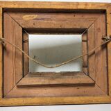 Ancien cadre bois et stuc doré