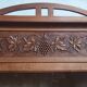 Art Nouveau Art Deco buffet in blonde walnut