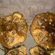 Pair of candlesticks mounted in late nineteenth century bronze lamp base Renaissance style