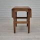 1970s, Danish design by Henning Kjærnulf for EG Kvalitetsmøbel, foldable sofa table, oak.