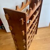 Wooden bottle holder 24 compartments